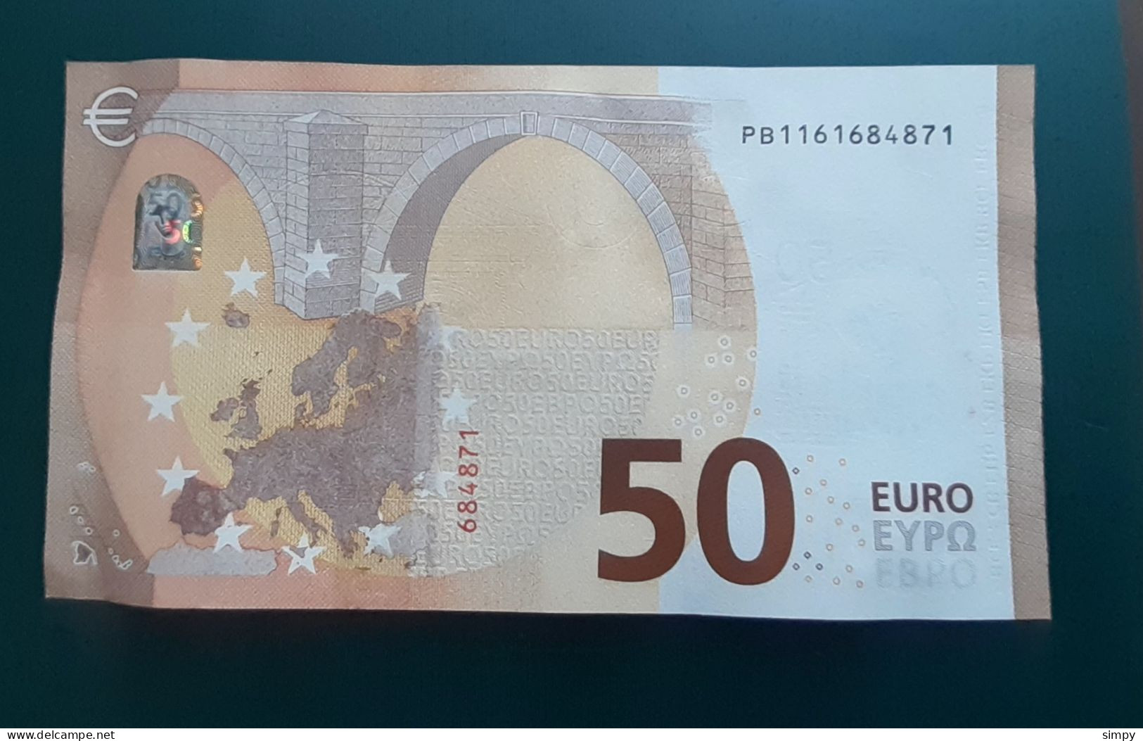 NETHERLANDS 50 Euro 2017  Letter PB UNC  P001 E5 Nederland - 50 Euro