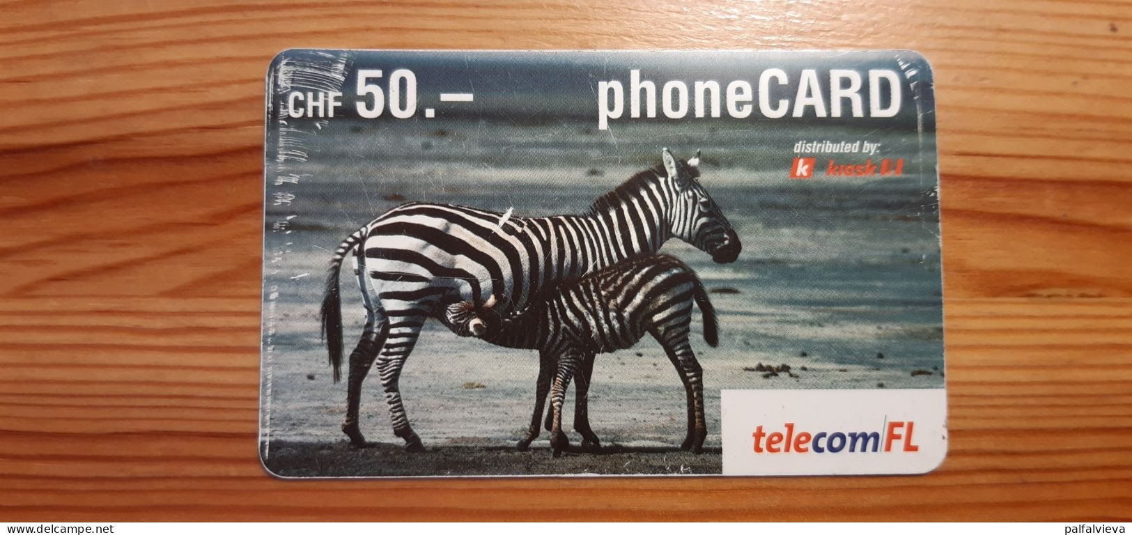 Prepaid Phonecard Liechtenstein - Zebra - Liechtenstein