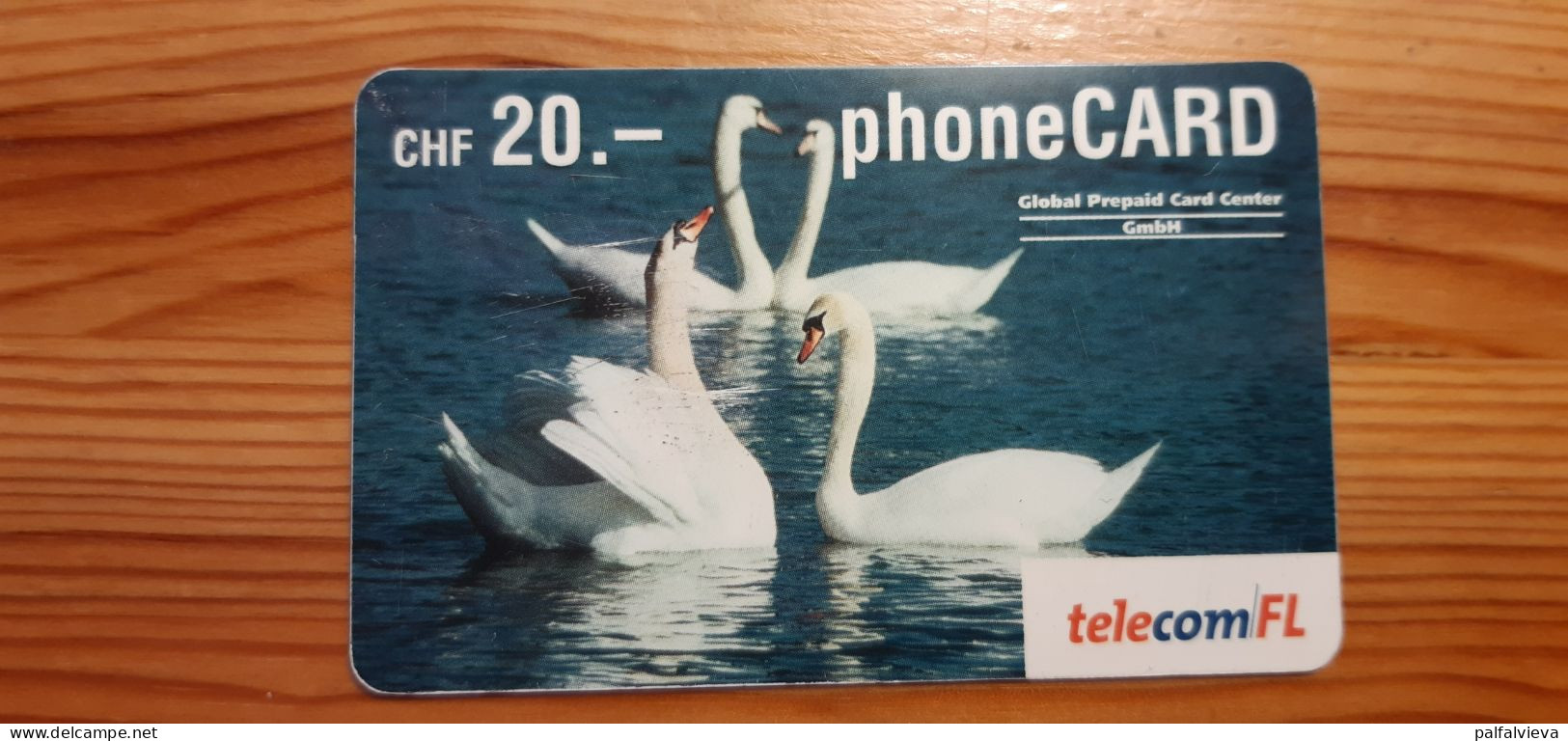 Prepaid Phonecard Liechtenstein - Bird, Svan - Liechtenstein