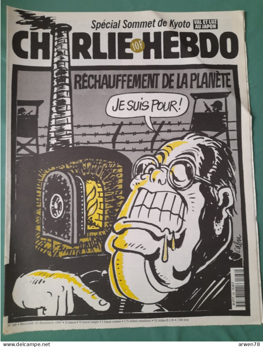 CHARLIE HEBDO 1997 N° 286  JEAN MARIE LE PEN RECHAUFFEMENT DE LA PLANETE - Humor