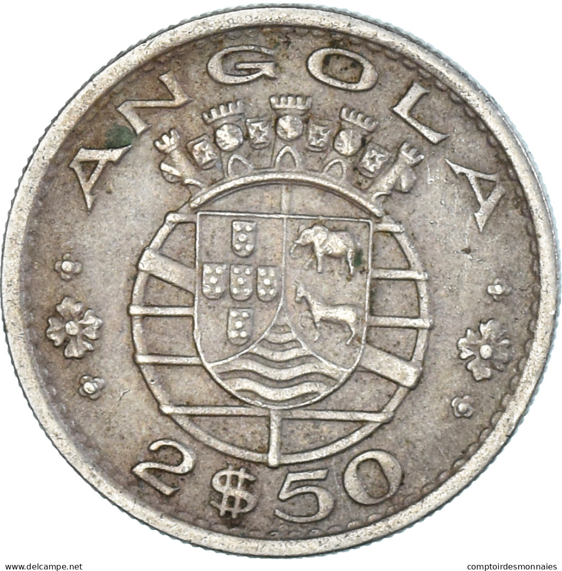 Monnaie, Angola, 2-1/2 Escudos, 1969 - Angola