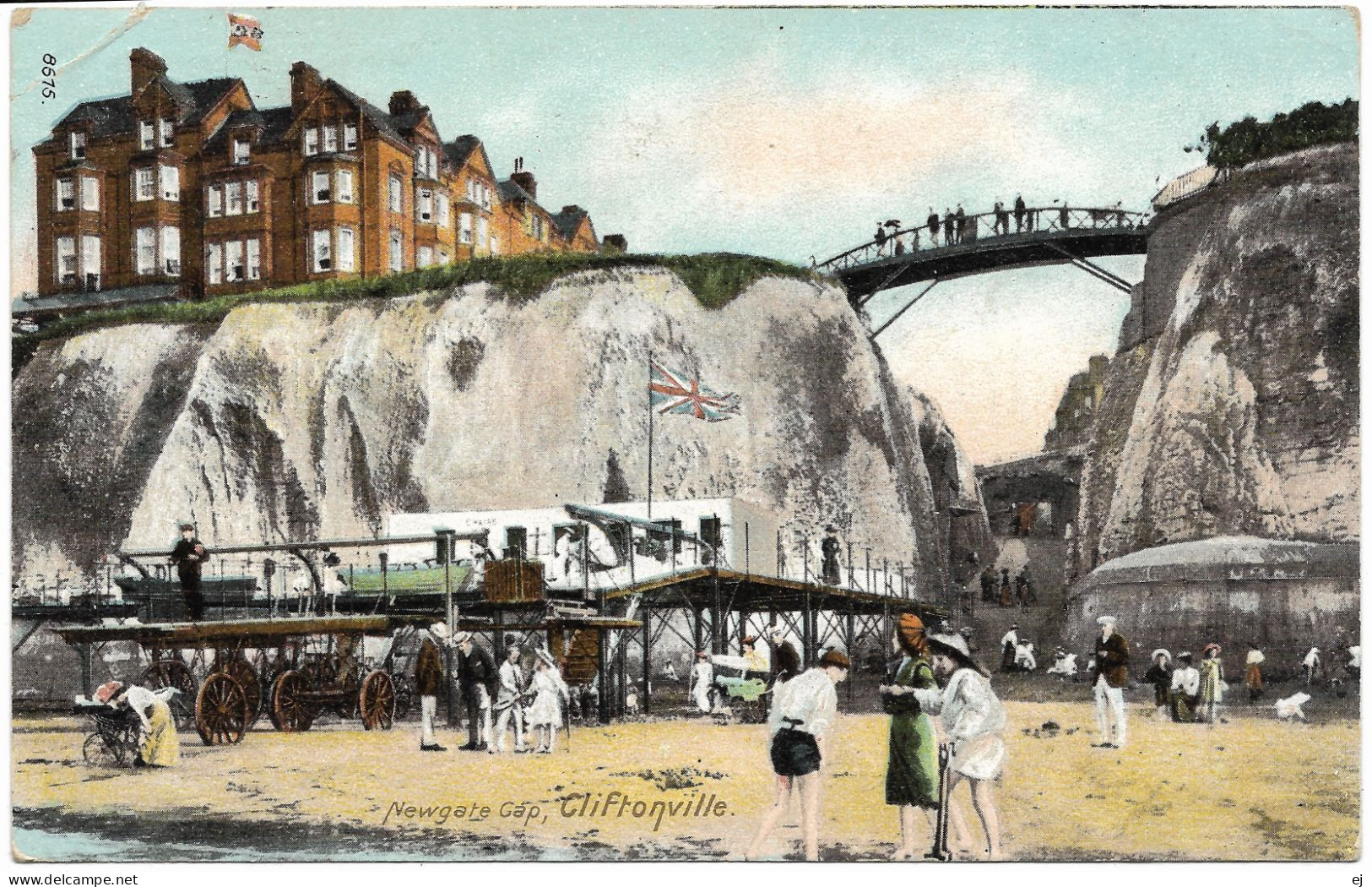 Newgate Gap Cliftonville - Postmark 1907 - Saxby - Margate