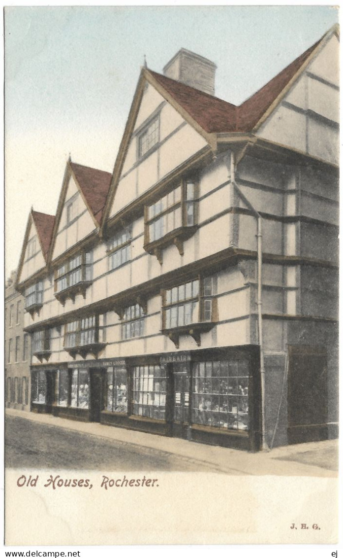 Old Houses Rochester - Unused C1910 - By J H G - Rochester