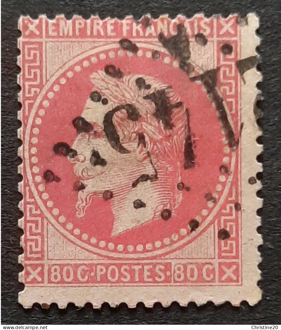 France 1867 N°32 Ob GC2145A TB  Cote 30€ - 1863-1870 Napoléon III Lauré