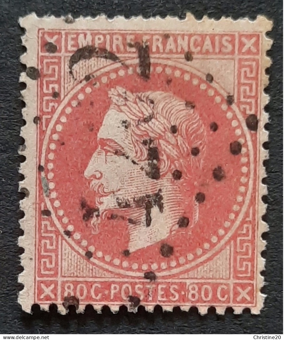 France 1867 N°32 Ob GC4262  TB  Cote 30€ - 1863-1870 Napoléon III Lauré