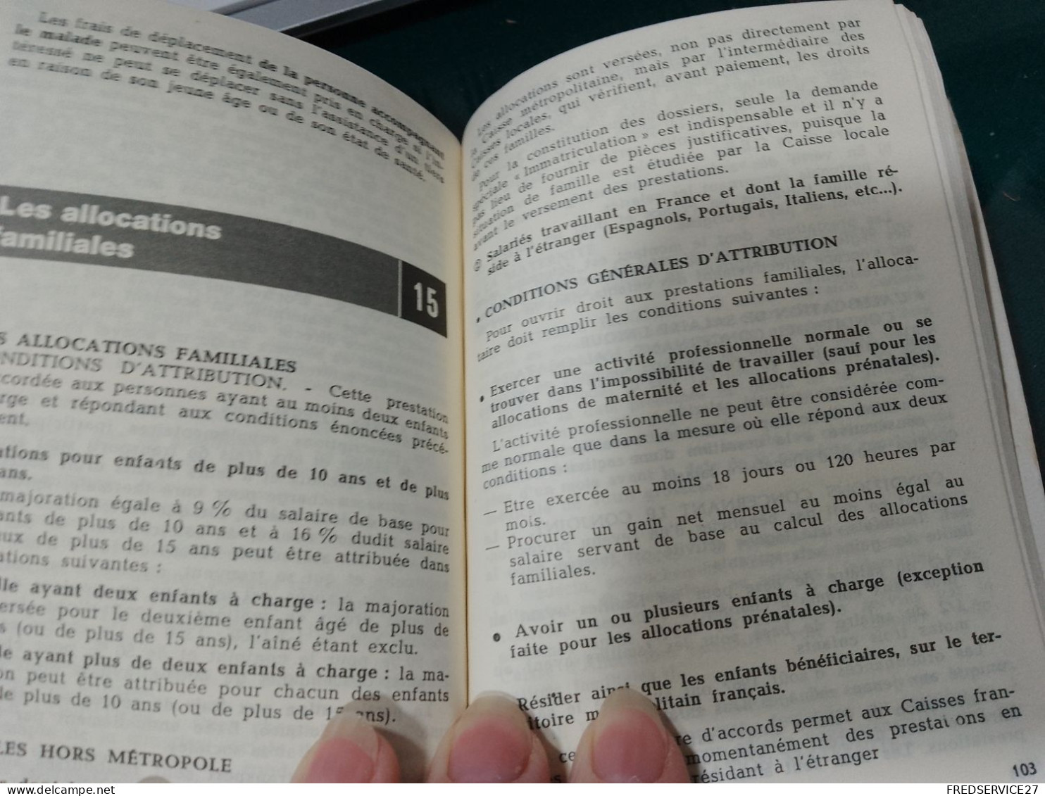 434 //  PETIT LIVRE PRATIQUE "CFDT" 1969  127 PAGES - Droit