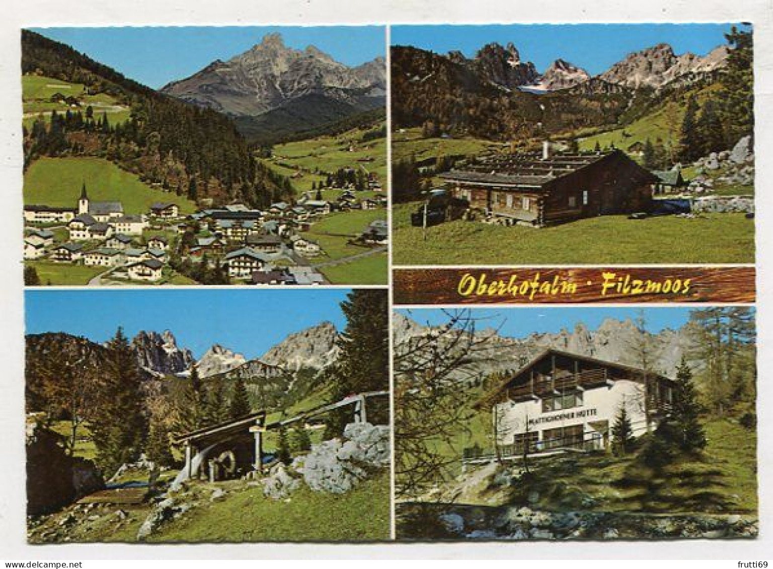 AK 145929 AUSTRIA - Filzmoos - Oberhofalm - Filzmoos