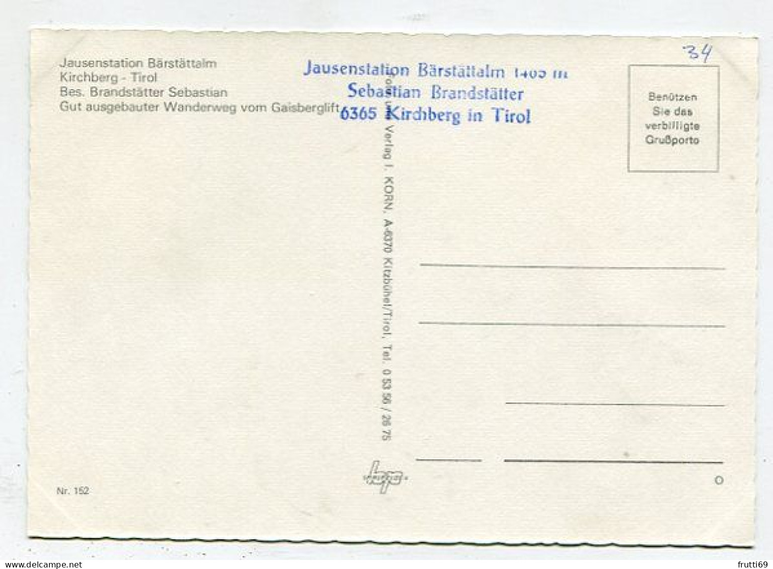 AK 145948 AUSTRIA - Kirchberg - Jausenstation Bärstättalm - Kirchberg