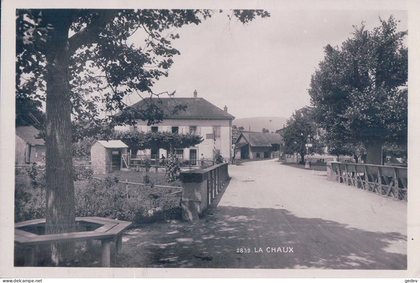 La Chaux Sur Cossonay VD, Café Restaurant Auberge Communale (2839) - Cossonay