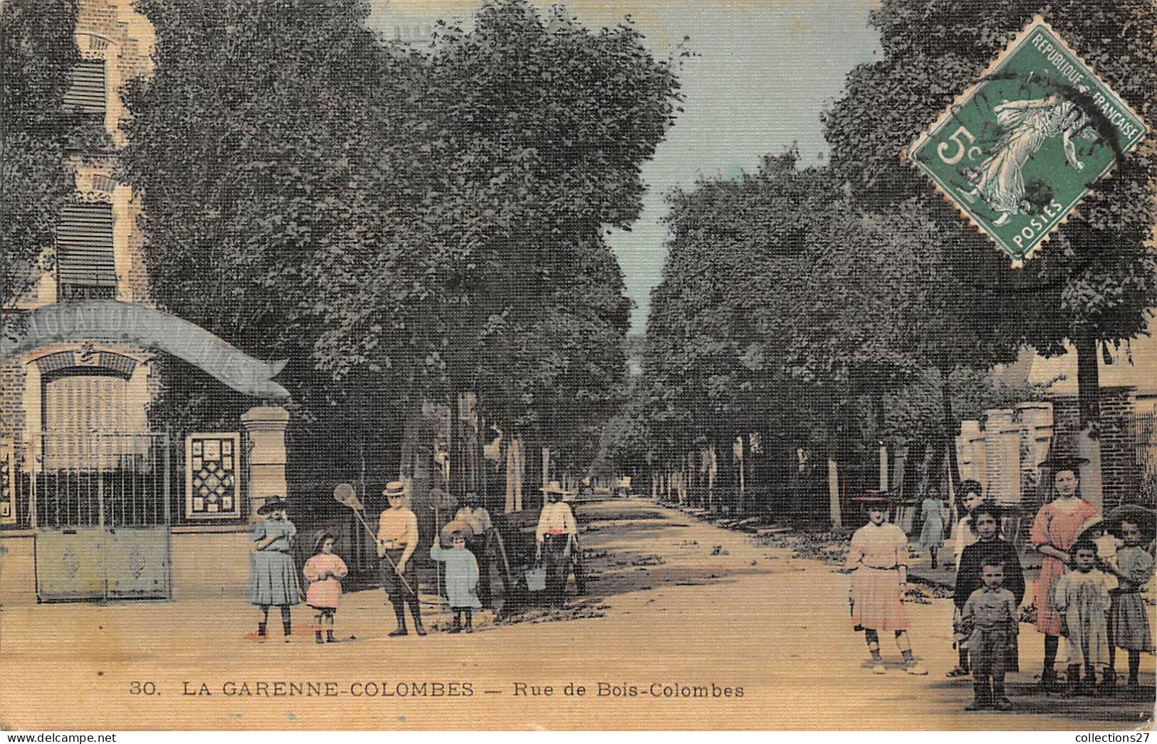 92-LA-GARENNE-COLOMBES- RUE DE BOIS-COLOMBES - La Garenne Colombes