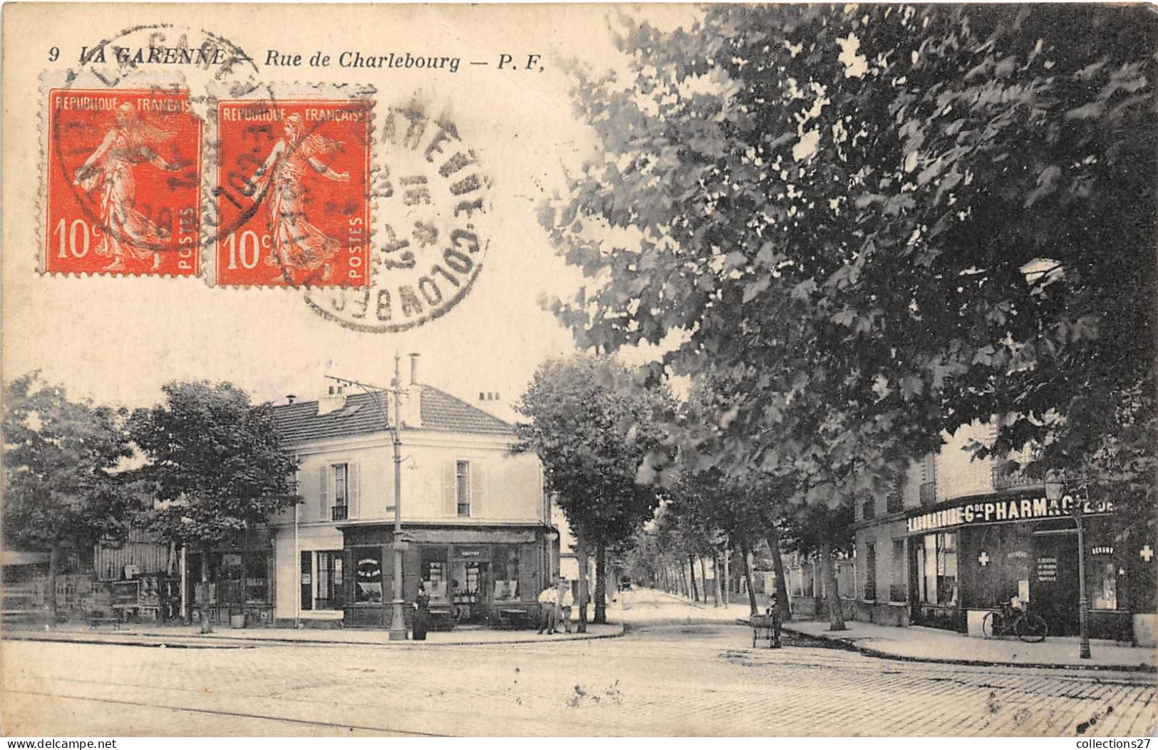 92-LA-GARENNE-COLOMBES- RUE DE CHARLEBOURG - La Garenne Colombes