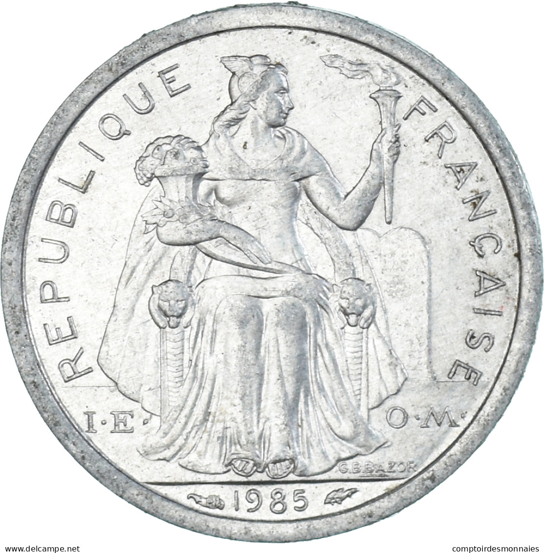Monnaie, Nouvelle-Calédonie, Franc, 1985 - Nouvelle-Calédonie