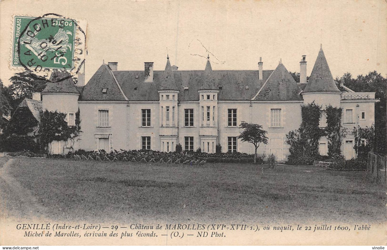 PIE-T-Mi-Is-23-4049 : GENILLE. CHATEAU DE MAROLLES - Genillé