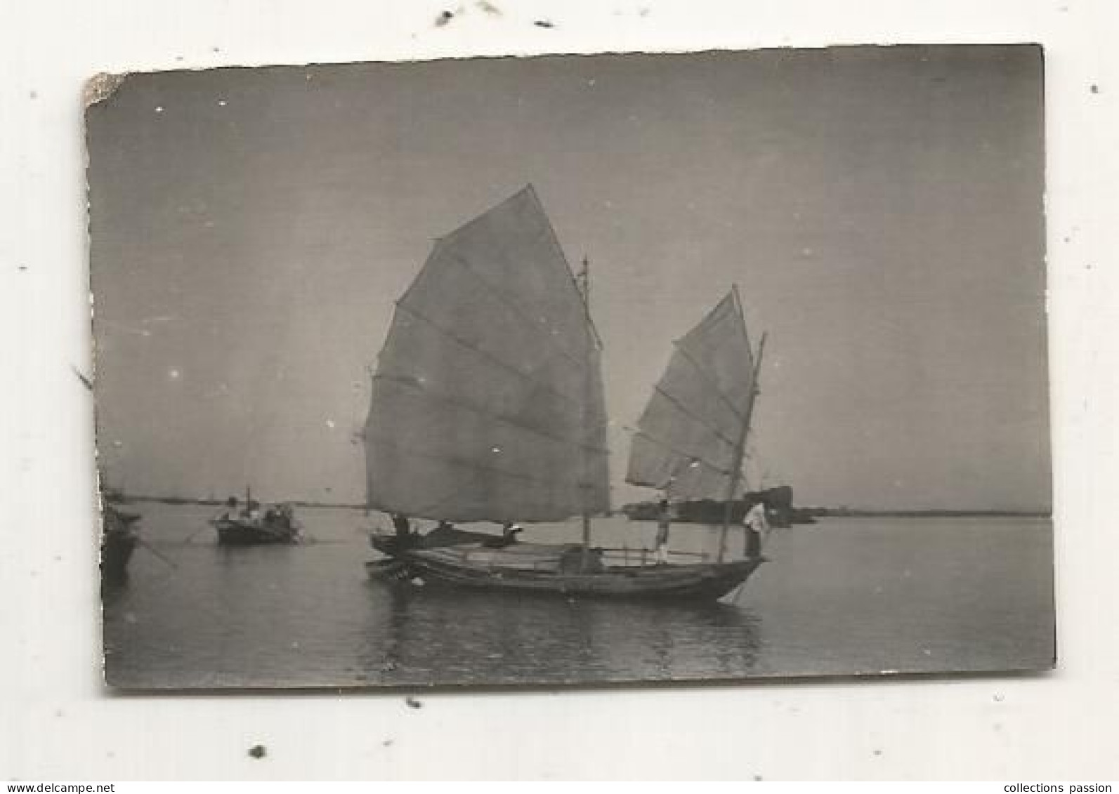 Photographie, 65 X 40 Mm, Bateau, Voilier - Barche