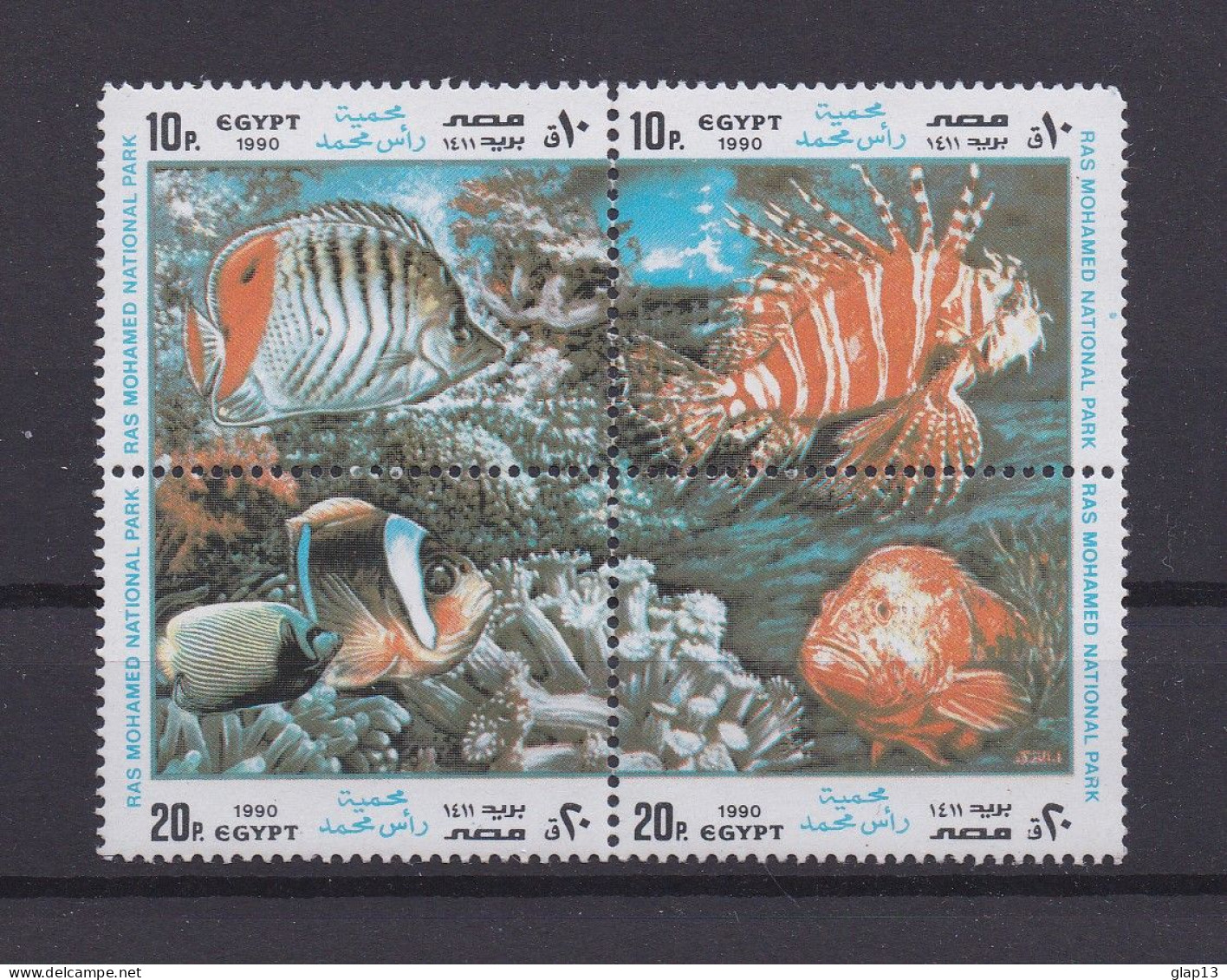 EGYPTE 1990 TIMBRE N°1420/23 NEUF** POISSONS - Nuevos