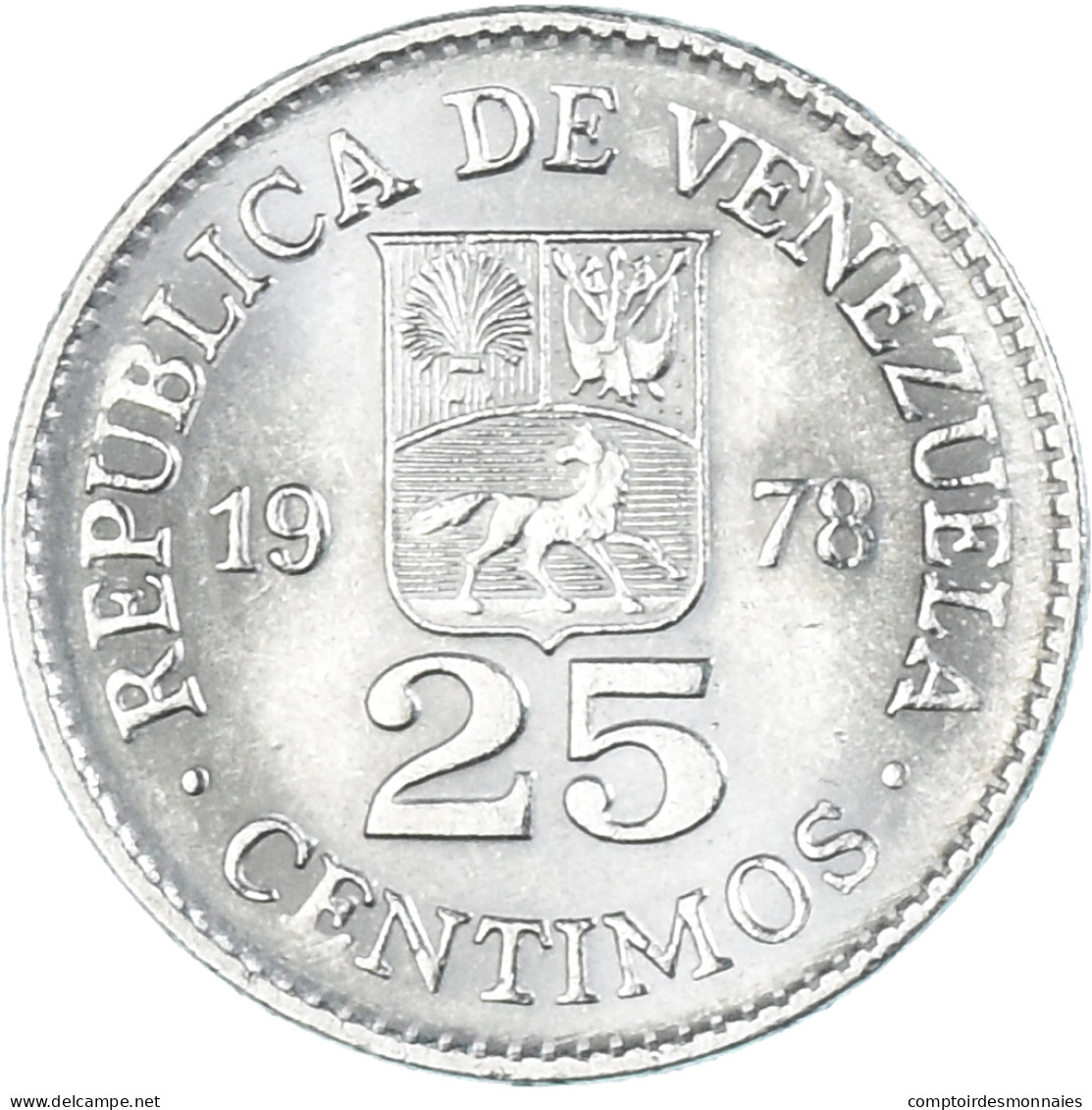 Monnaie, Venezuela, 25 Centimos, 1978 - Venezuela