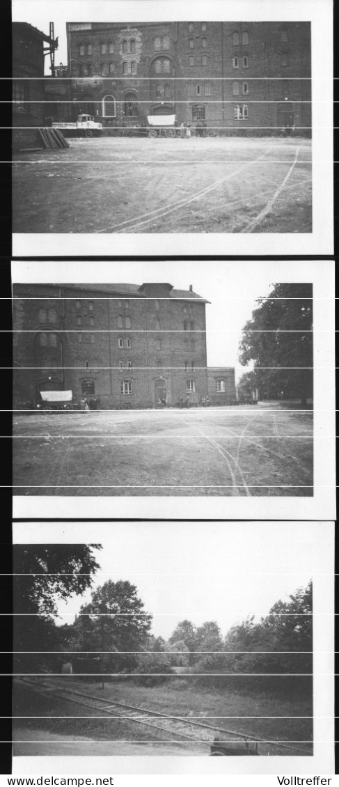 3x Orig. Foto 1937 Lippstadt Gebäude Der Brauerei Nies Weissenburg LKW Oldtimer Abholung Pferdekutschen Garten - Lippstadt