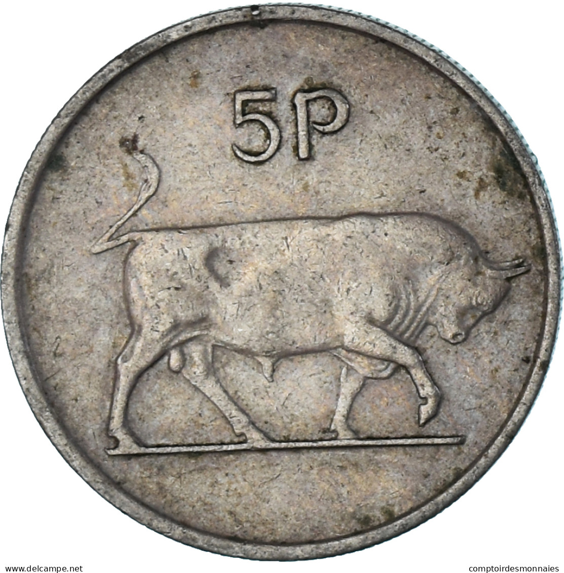 Monnaie, Irlande, 5 Pence, 1975 - Irlande