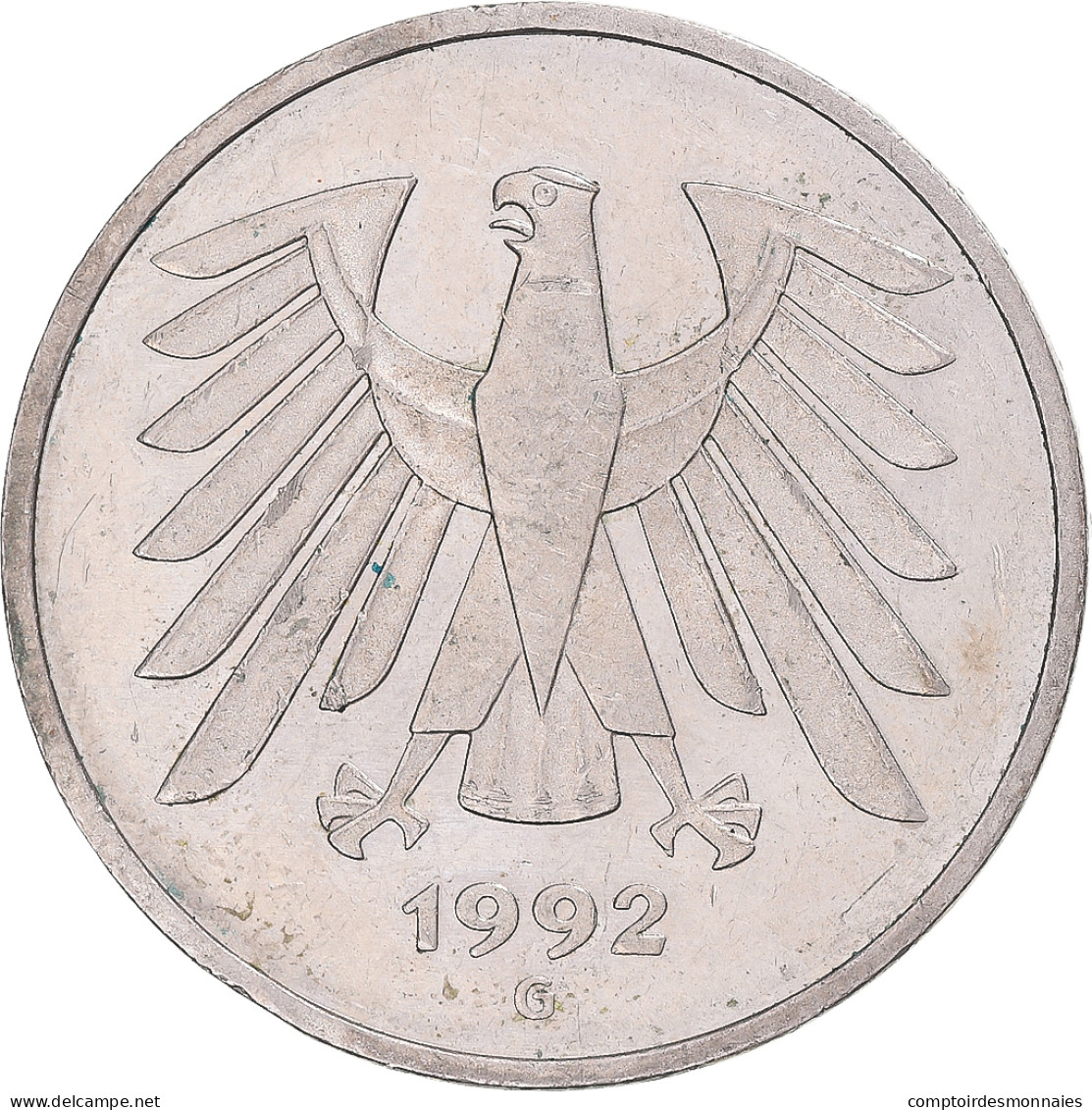 Monnaie, Allemagne, 5 Mark, 1992 - 5 Marcos