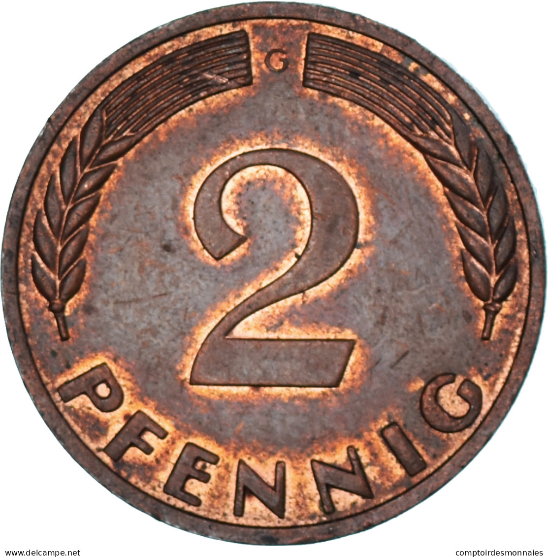 Monnaie, Allemagne, 2 Pfennig, 1970 - 2 Pfennig