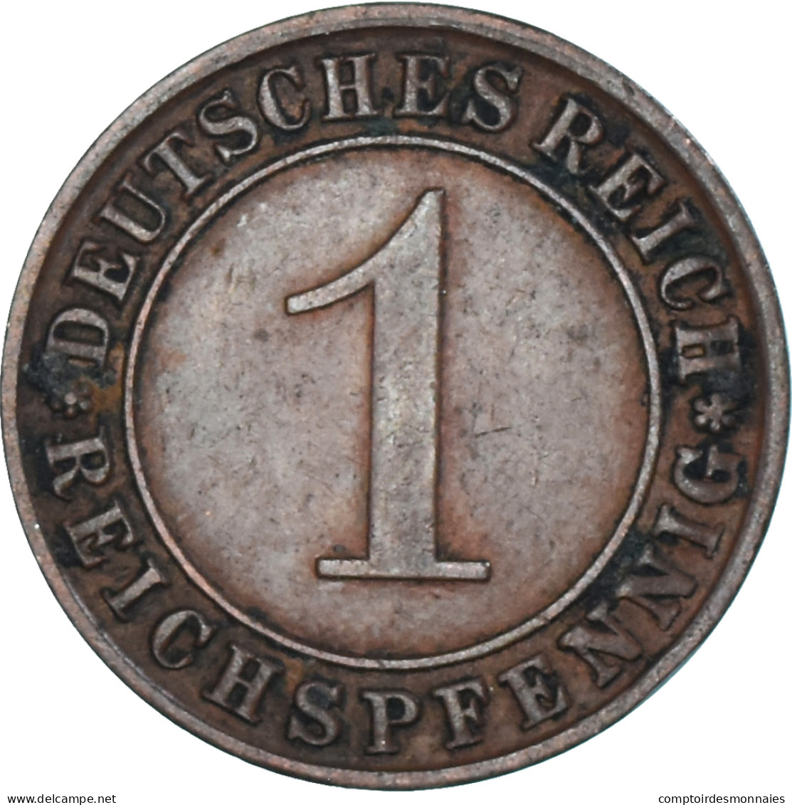 Monnaie, Allemagne, Reichspfennig, 1924 - 1 Renten- & 1 Reichspfennig