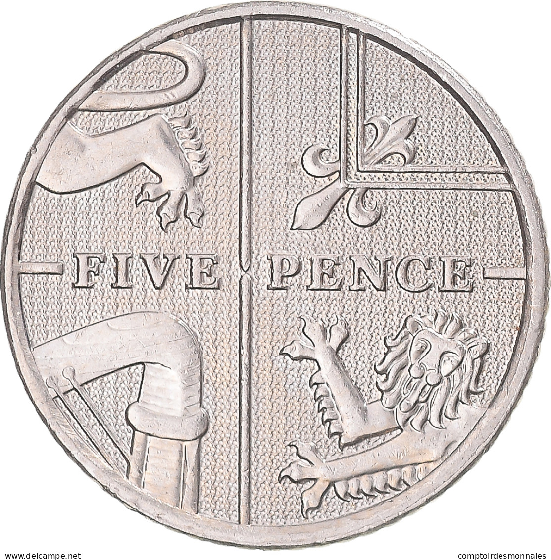 Monnaie, Grande-Bretagne, 5 Pence, 2010 - 5 Pence & 5 New Pence