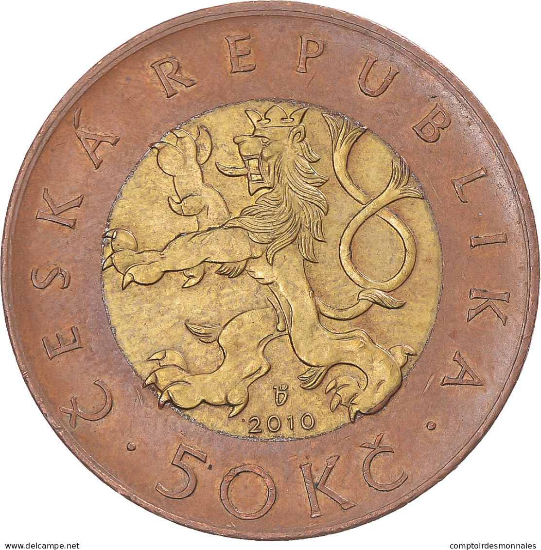 Monnaie, République Tchèque, 50 Korun, 2010 - Tchéquie