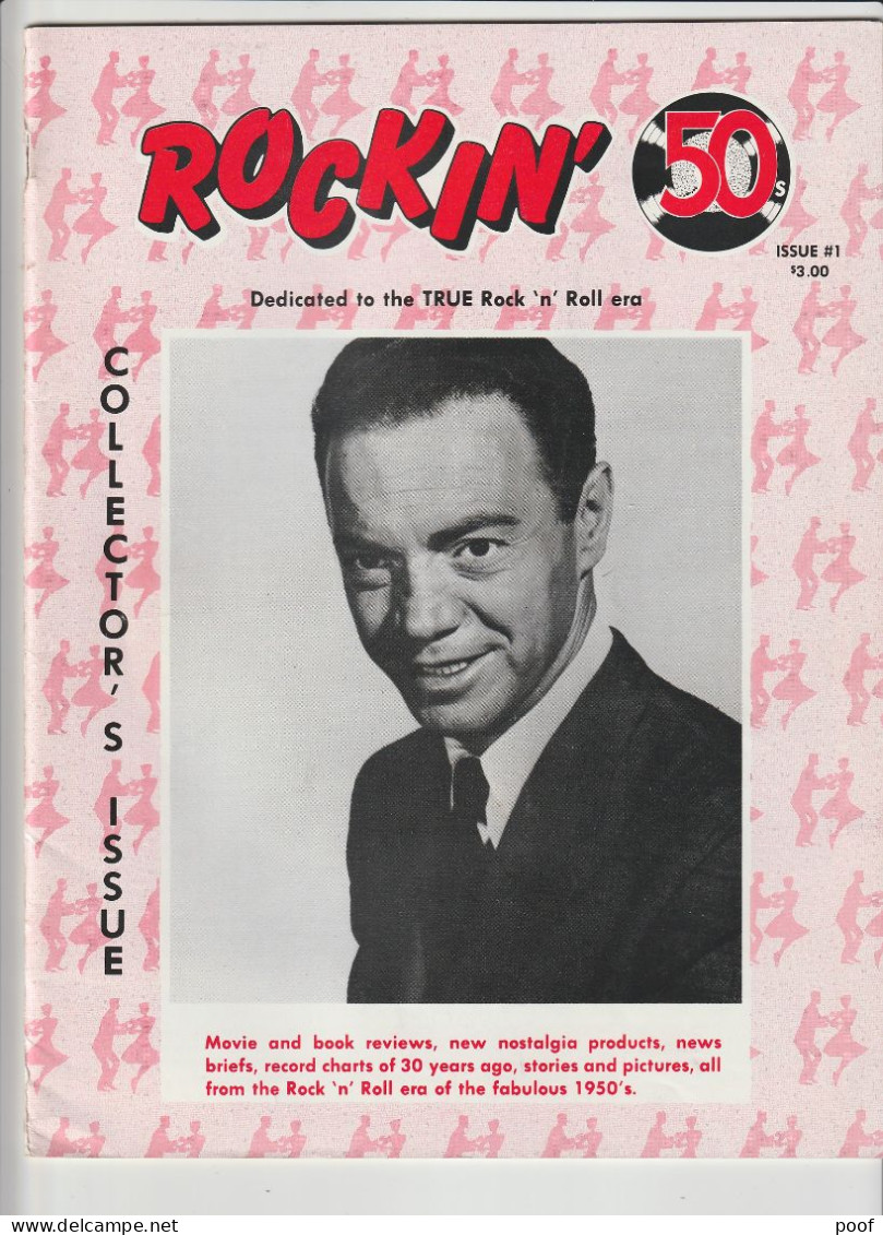 Muziekblad Rockin' 50 S : Collector's Issues ( E. Cochran ,Everly Brothers, James Dean,Brenda Lee,B.Haley,...) 10 Issues - Music