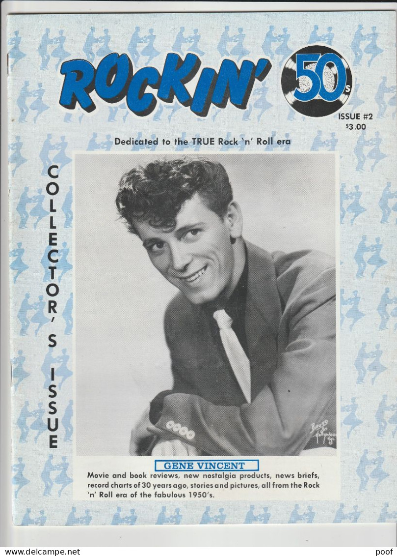 Muziekblad Rockin' 50 S : Collector's Issues ( E. Cochran ,Everly Brothers, James Dean,Brenda Lee,B.Haley,...) 10 Issues - Música