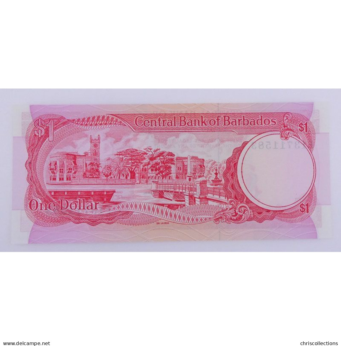 Barbade, 1 Dollar ND (1973), Pick: 29, F13711583, UNC - Barbados