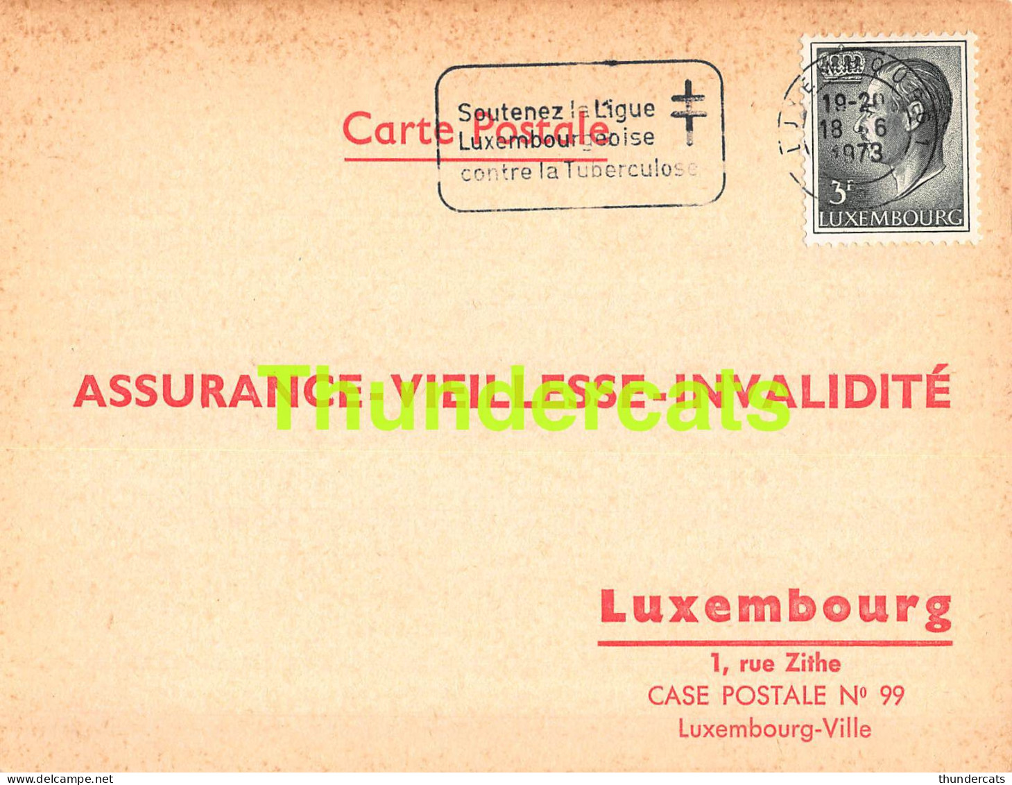 ASSURANCE VIEILLESSE INVALIDITE LUXEMBOURG 1973 WEIMERSKIRCH BONNEVOIE  - Covers & Documents