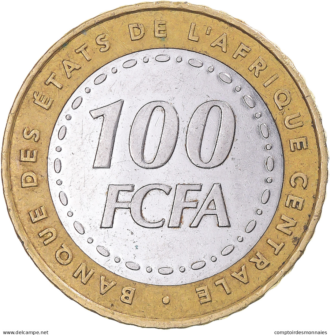 Monnaie, États De L'Afrique Centrale, 100 Francs, 2006 - Cameroun