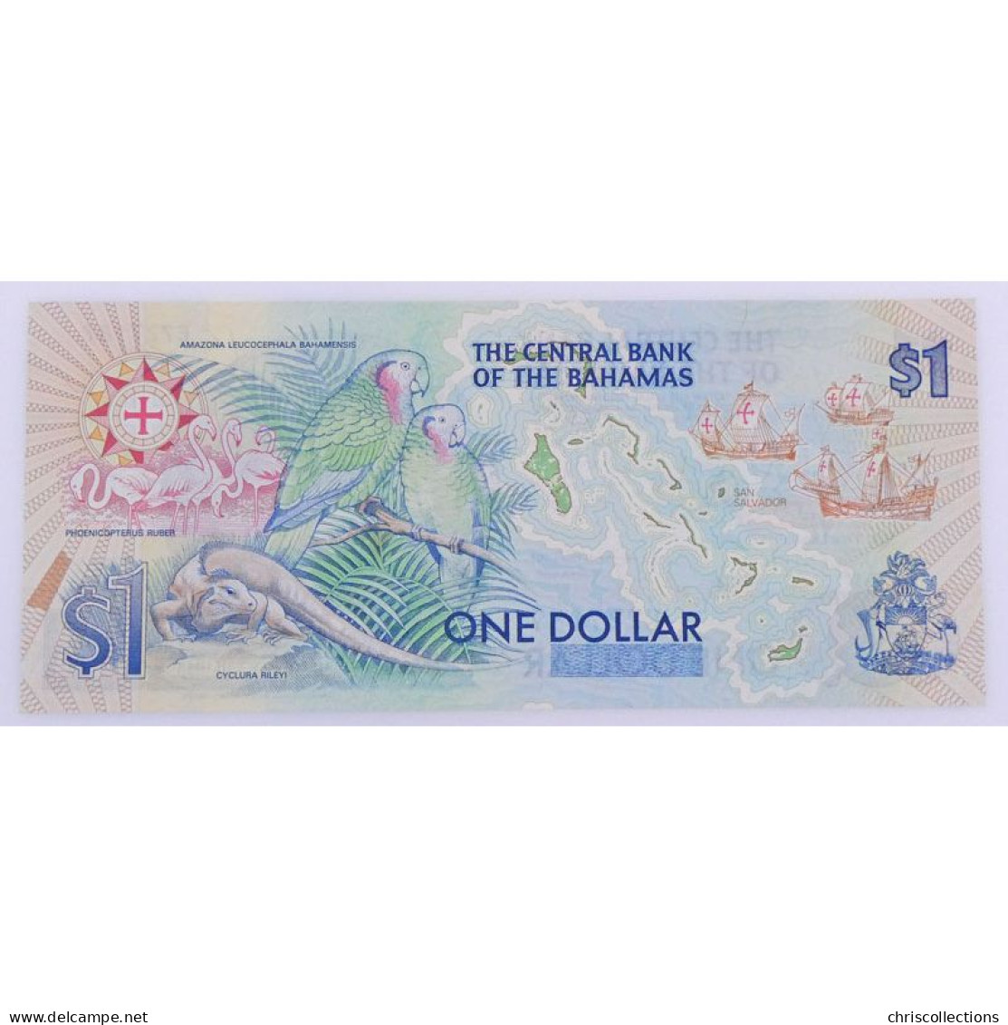 Bahamas, 1 Dollar ND (1992), Pick: 50, E727187, UNC - Bahamas