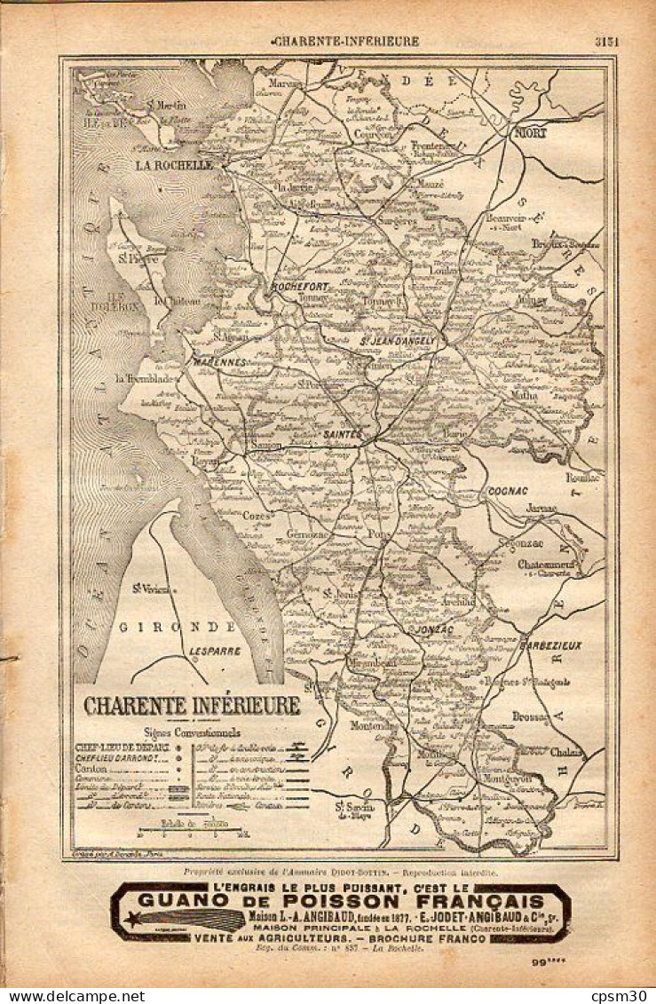 ANNUAIRE - 17 - Département Charente Maritime - Année 1925 - édition Didot-Bottin - 56 Pages - Telefoonboeken