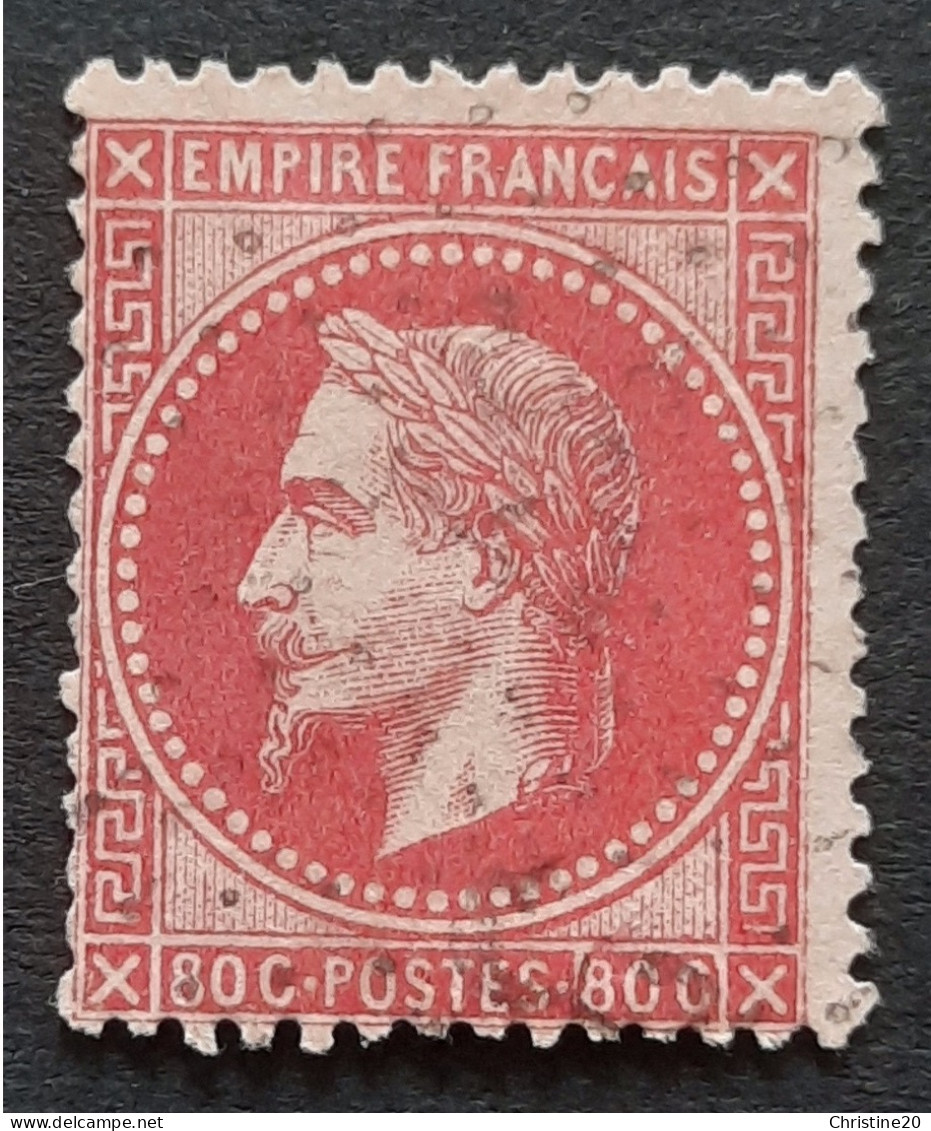 France 1867 N°32d Ob Quelques Dents Rabotées  Cote 50€ - 1863-1870 Napoléon III Lauré