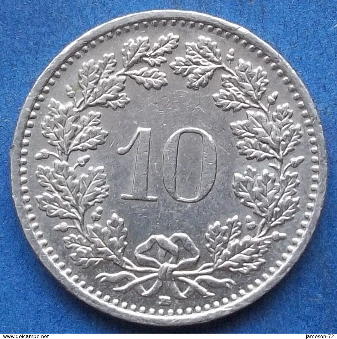 SWITZERLAND - 10 Rappen 1996 B KM# 27 Confoederatio Helvetica - Edelweiss Coins - Autres & Non Classés