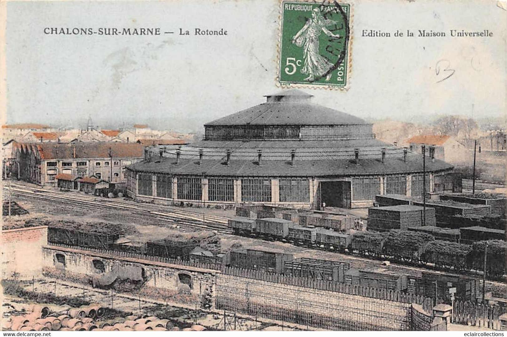 Châlons Sur Marne          51         La Gare. La Rotonde     -  1  -      (voir Scan) - Châlons-sur-Marne