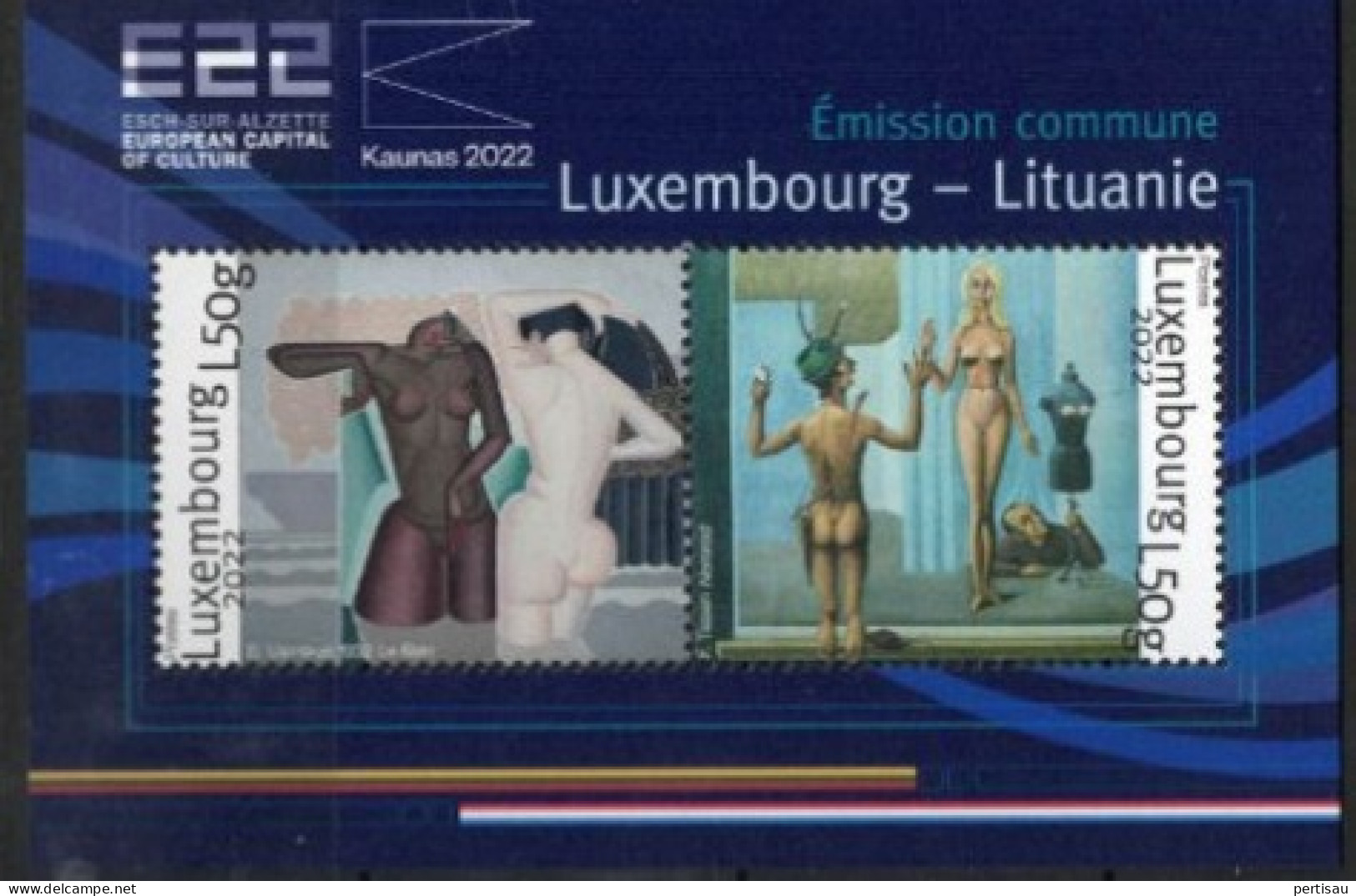 Kunst Gezamelijke Uitgifte Litauwen 2022 - Unused Stamps