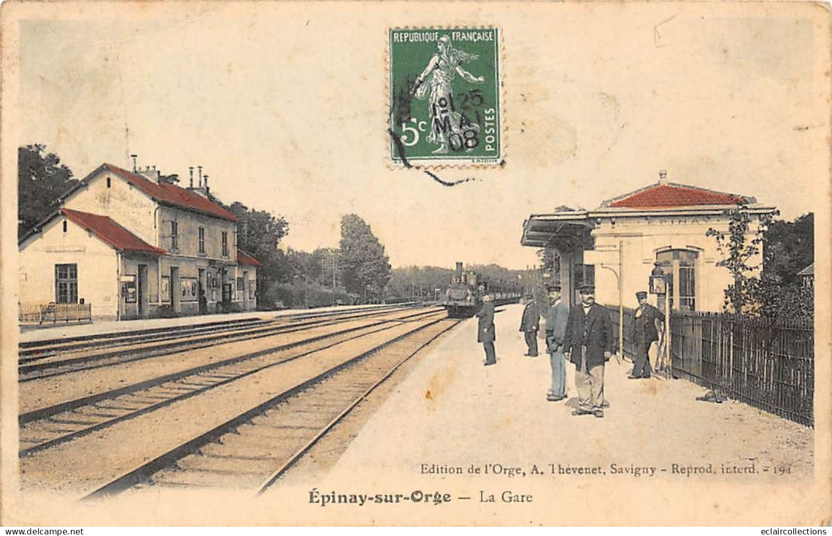 Epinay Sur Orge        91        Intérieur De La Gare   (voir Scan) - Epinay-sur-Orge