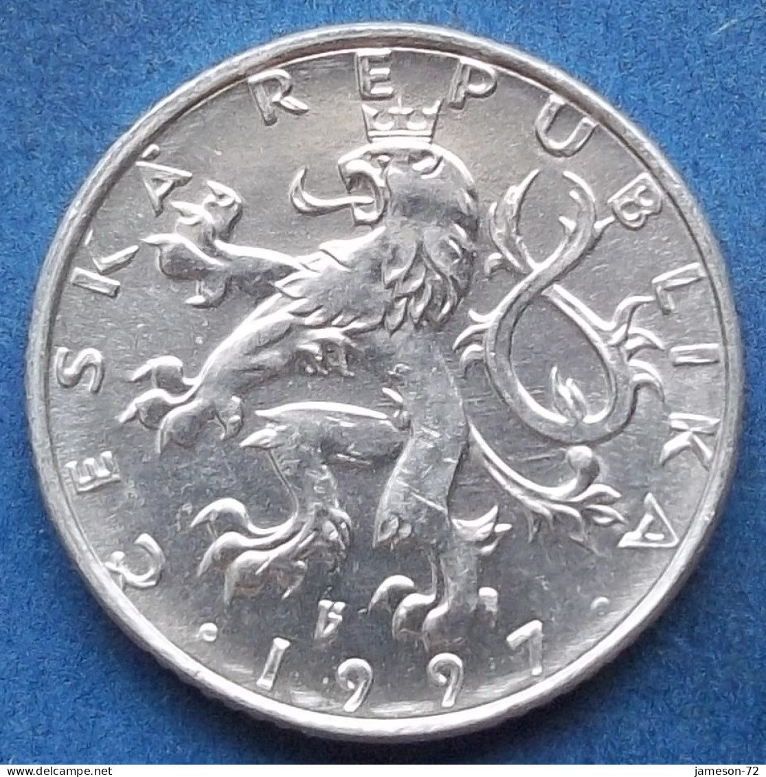 CZECH REPUBLIC - 50 Haleru 1997 KM# 3.1 Republic (1993) - Edelweiss Coins - Tsjechië