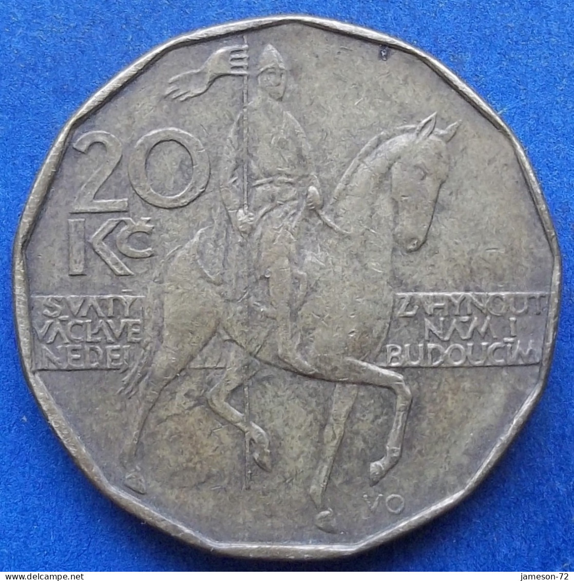 CZECH REPUBLIC - 20 Korun 1993 "St Wenceslas" KM# 5 Republic (1993) - Edelweiss Coins - Tschechische Rep.