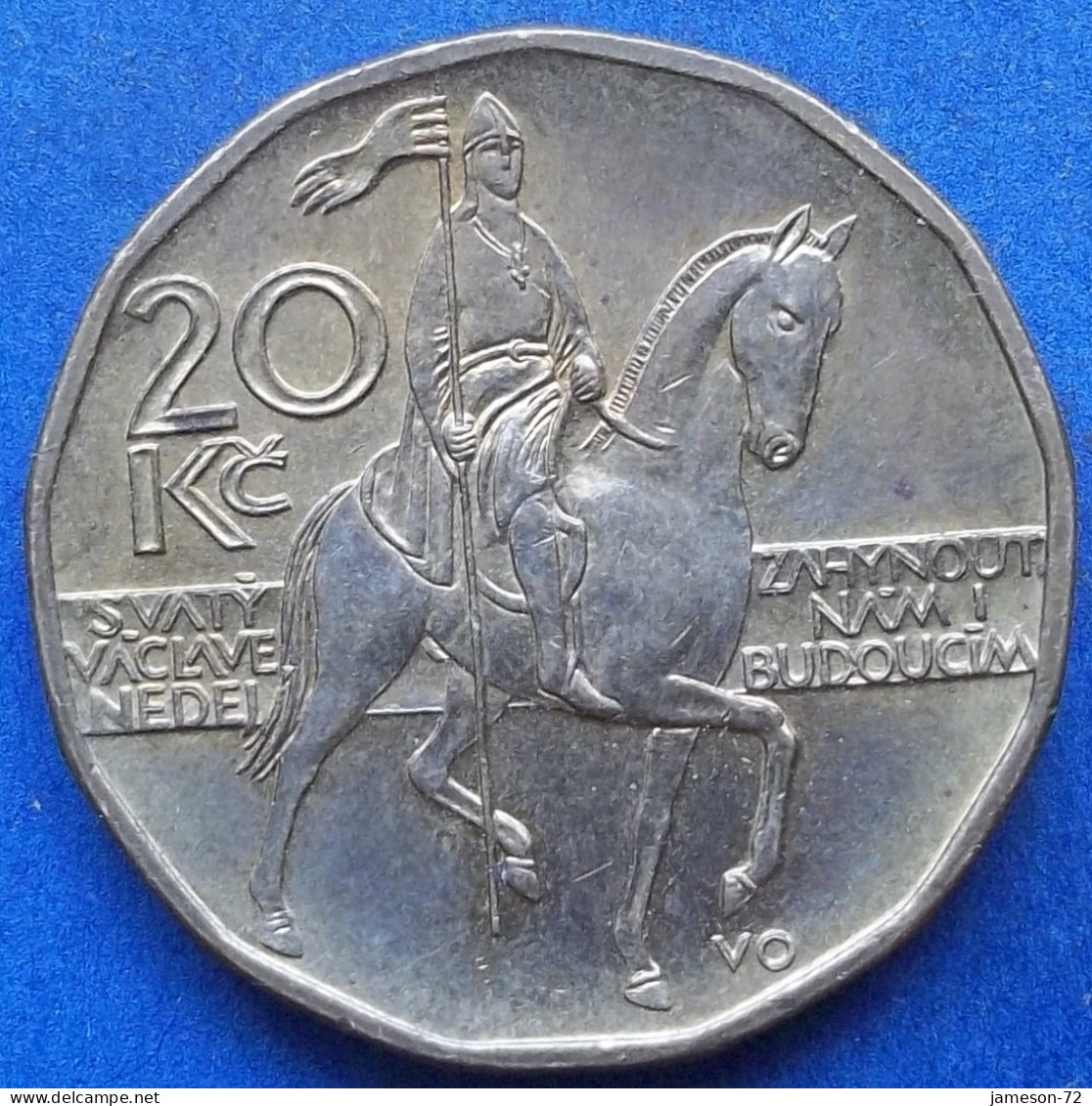 CZECH REPUBLIC - 20 Korun 1997 "St Wenceslas" KM# 5 Republic (1993) - Edelweiss Coins - Tchéquie