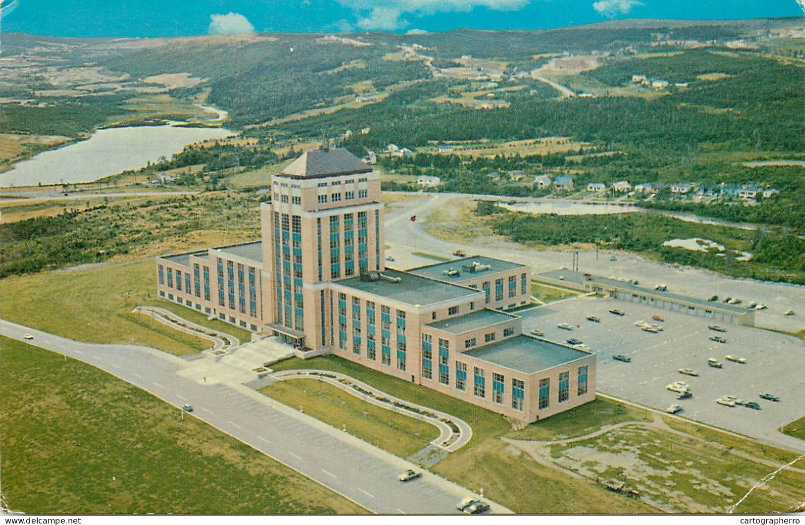 Canada > Newfoundland And Labrador > St. John's Confederation Building Aerial 1973 - St. John's