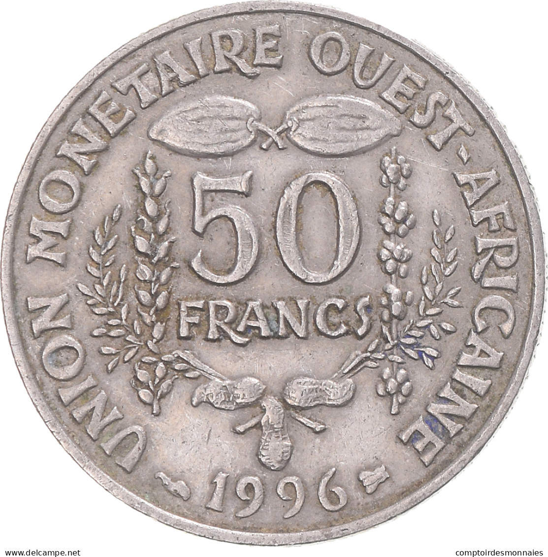 Monnaie, Communauté économique Des États De L'Afrique De L'Ouest, 50 Francs - Elfenbeinküste