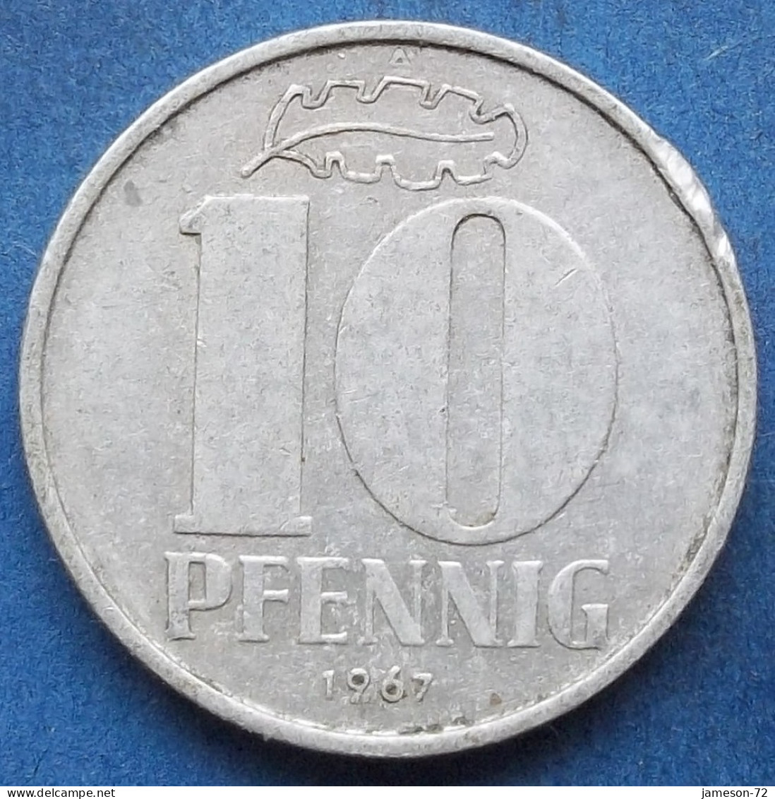 DDR · GDR - 10 Pfennig 1967 A KM# 10 Democratic Republic (1948-1990) - Edelweiss Coins - 10 Pfennig