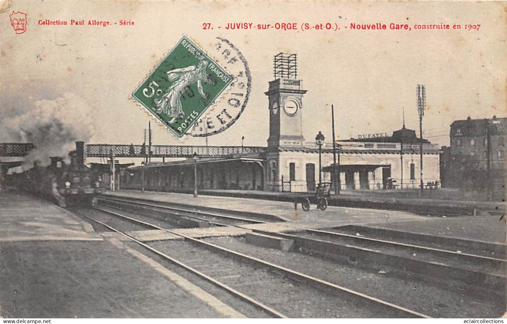 Juvisy Sur Orge           91          Intérieur De La Gare. Ligne P.LM   N° 27       (voir Scan) - Juvisy-sur-Orge