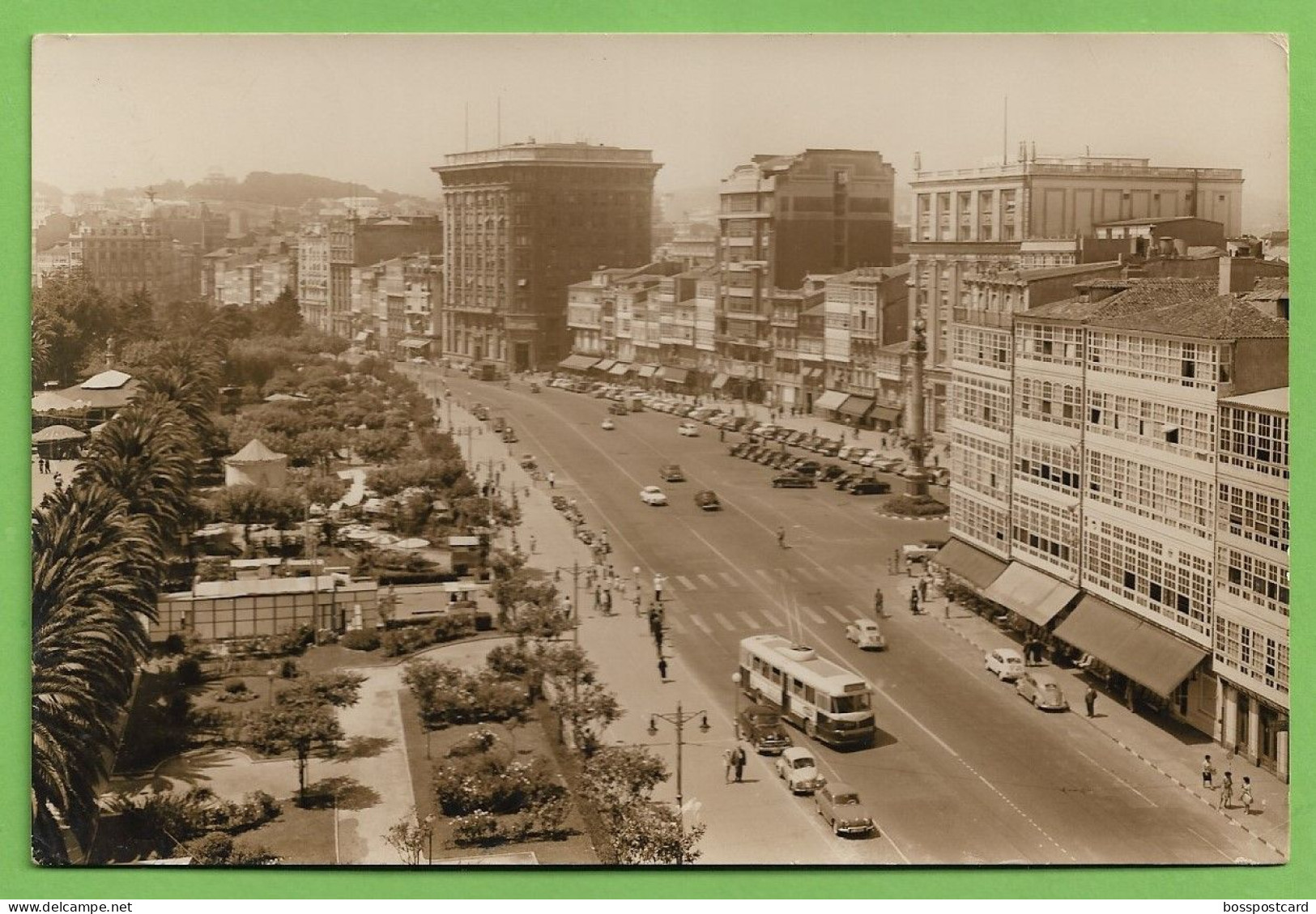 La Coruña - Cantón Grande Y Parque - Bus - Galícia - España - La Coruña