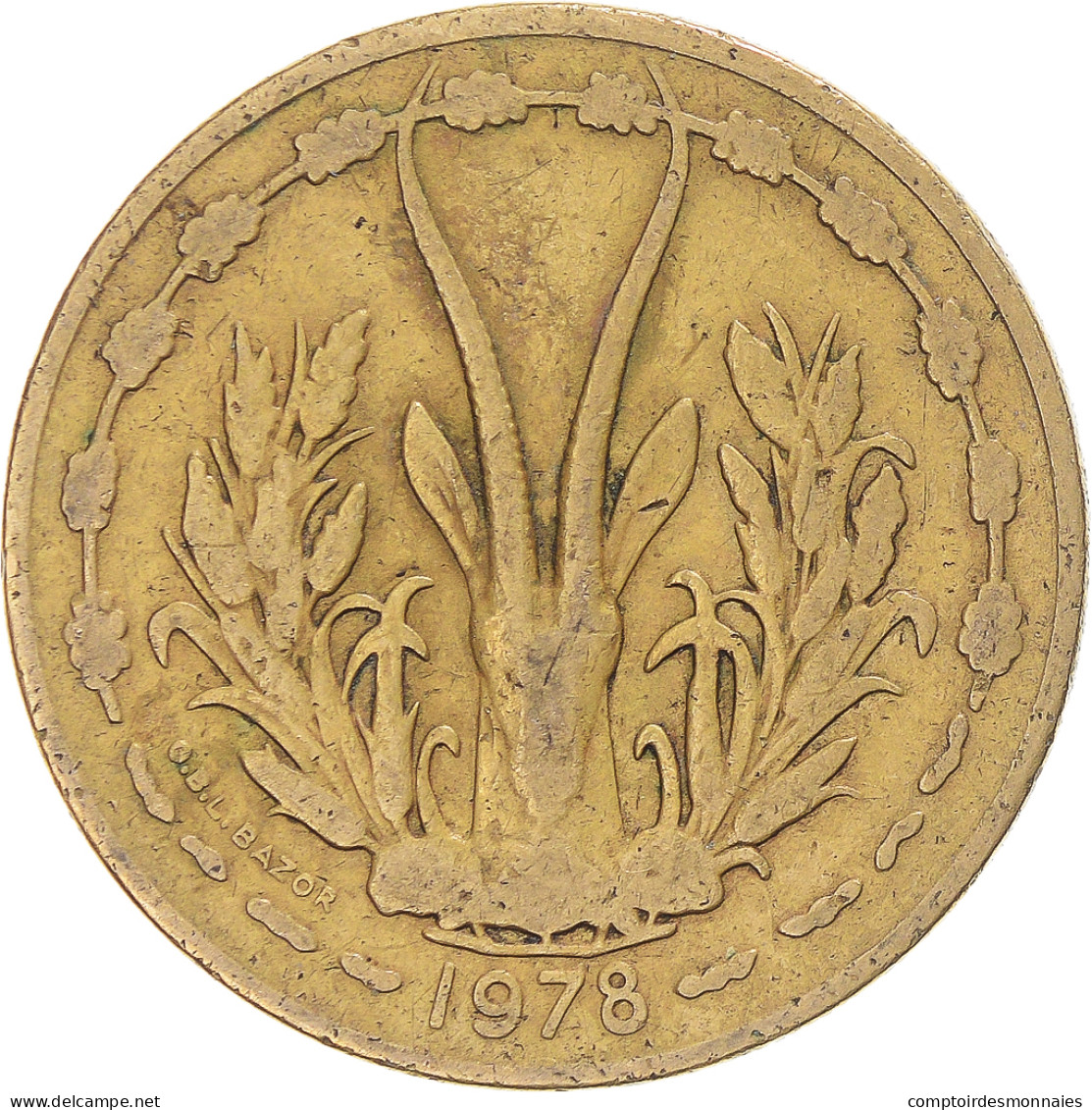 Monnaie, Communauté économique Des États De L'Afrique De L'Ouest, 25 Francs - Ivory Coast