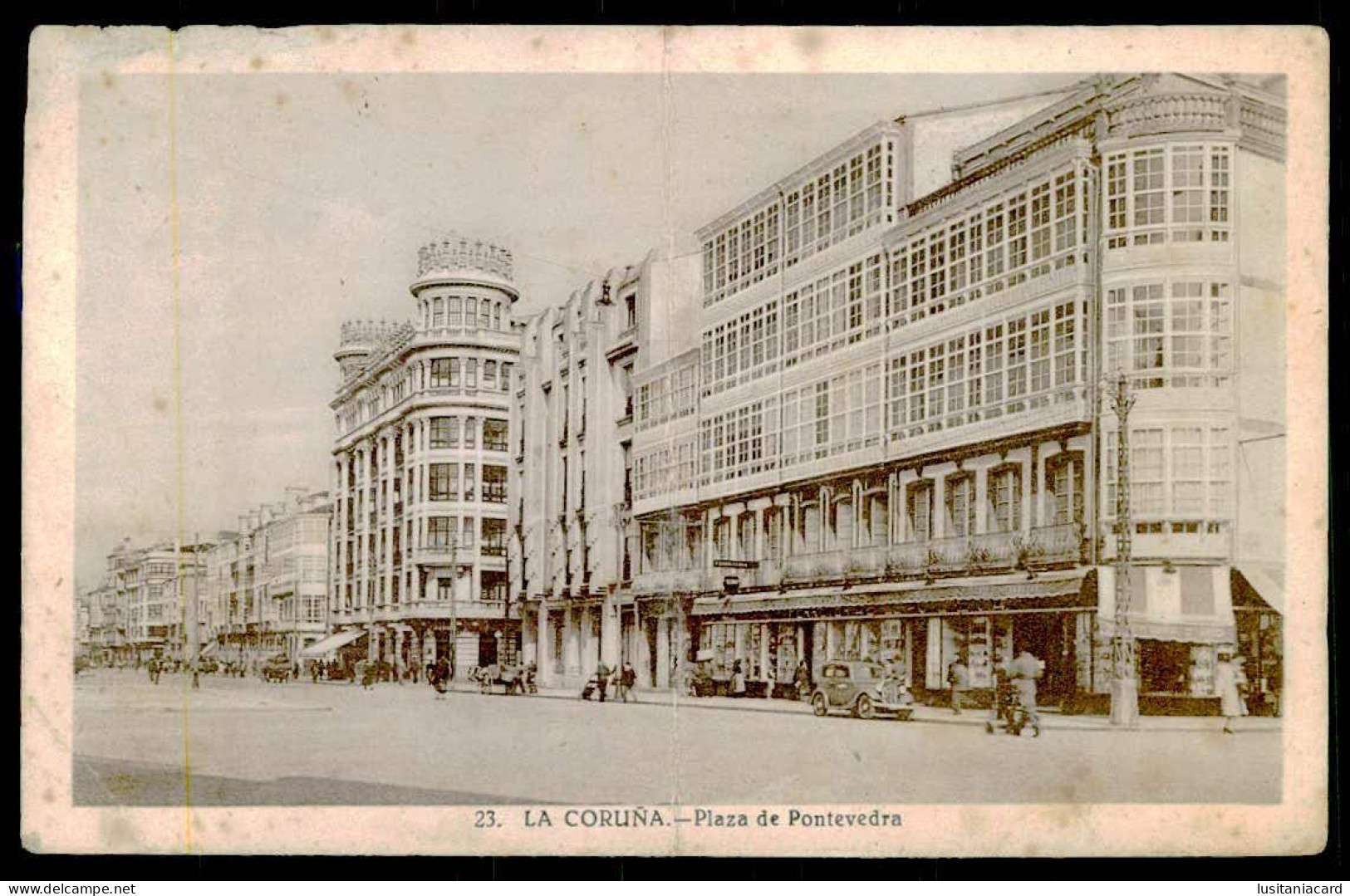 LA CORUÑA - Plaza De Pontevedra. ( Nº 23)  Carte Postale - La Coruña