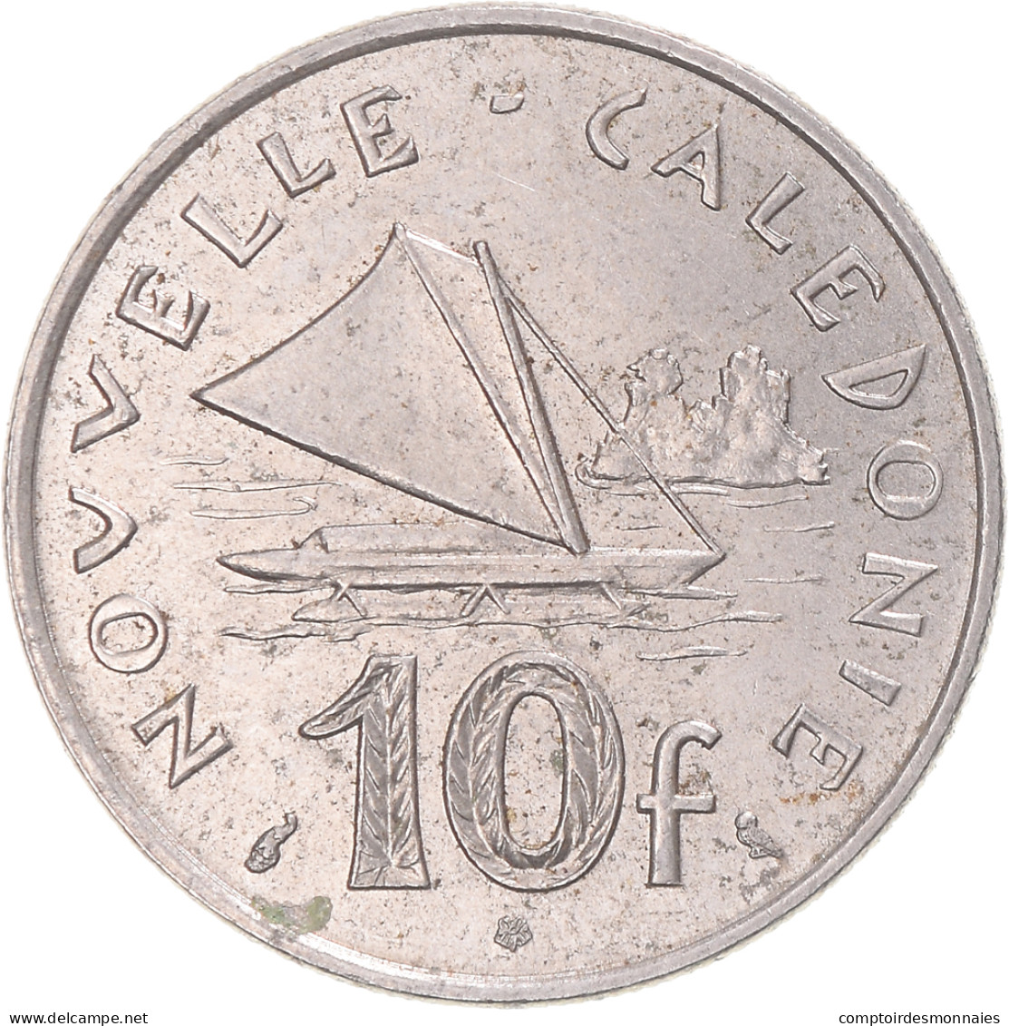 Monnaie, Nouvelle-Calédonie, 10 Francs, 1972 - Nieuw-Caledonië